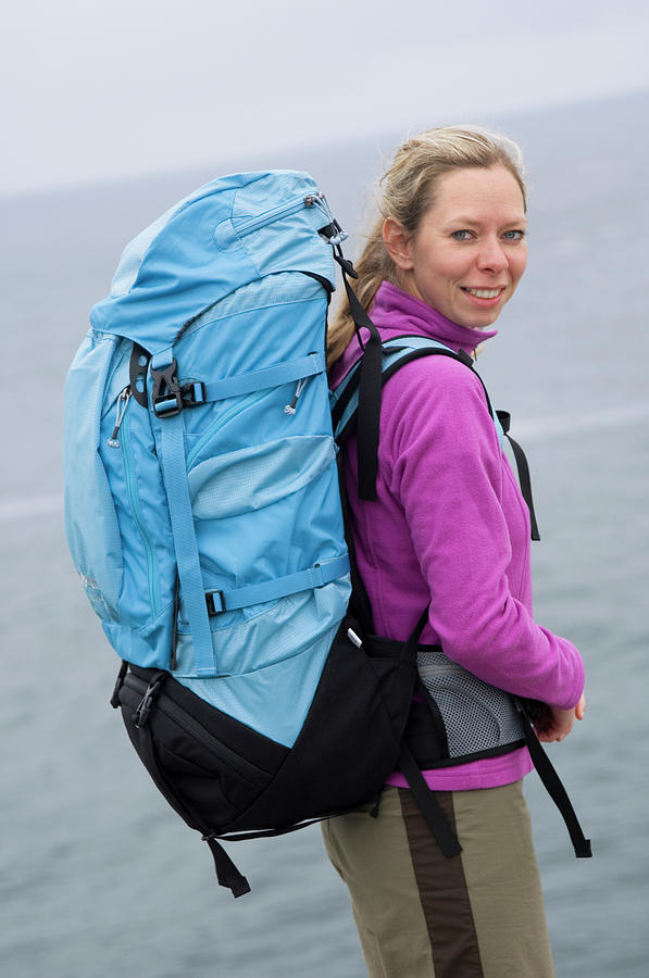 Royal National Park Photograph - Portrait Of Backpacker Near Ocean by Lars Schneider