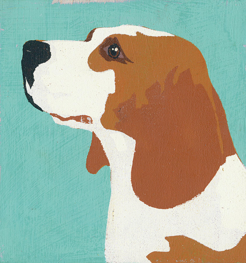 Animal Photograph - Portrait Of Beagle by Ikon Ikon Images