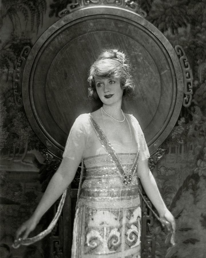 Portrait Of Billie Burke Photograph by Adolphe De Meyer
