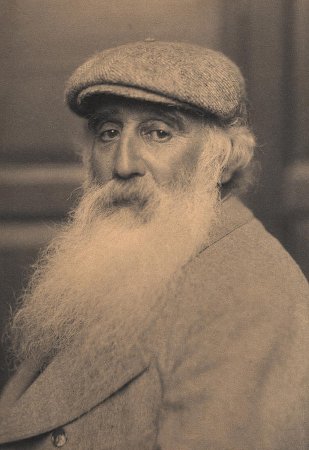 Portrait Of Camille Pissarro 1830-1903 Bw Photo Photograph by French School