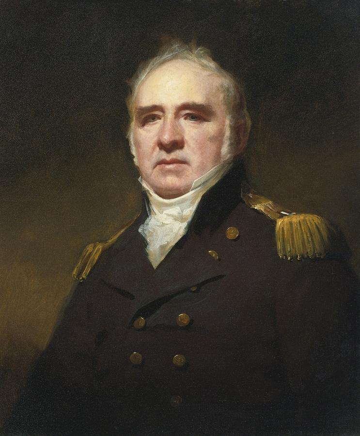 Portrait Of Captain James Forbes-drummond Painting