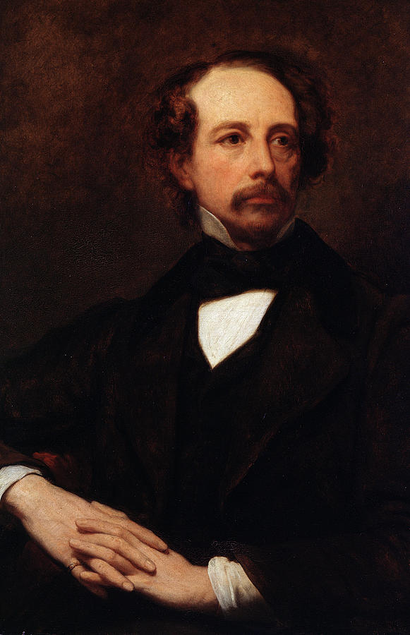 Portrait of Charles Dickens Painting by Ary Scheffer