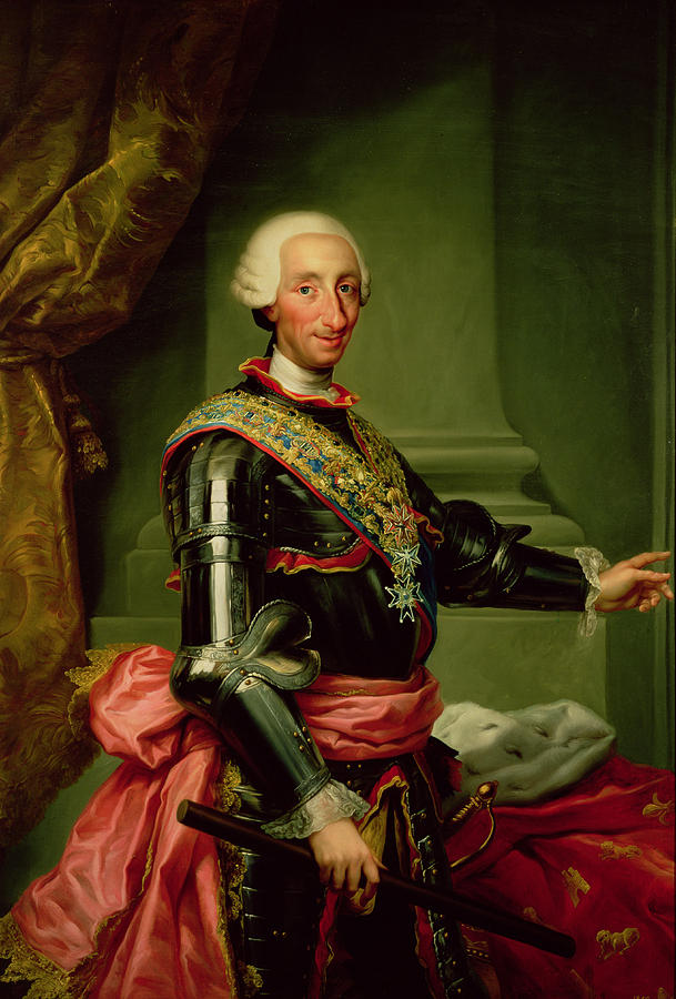 Portrait Of Charles IIi 1716-88 C.1761 Oil On Canvas Photograph by Anton Raphael Mengs