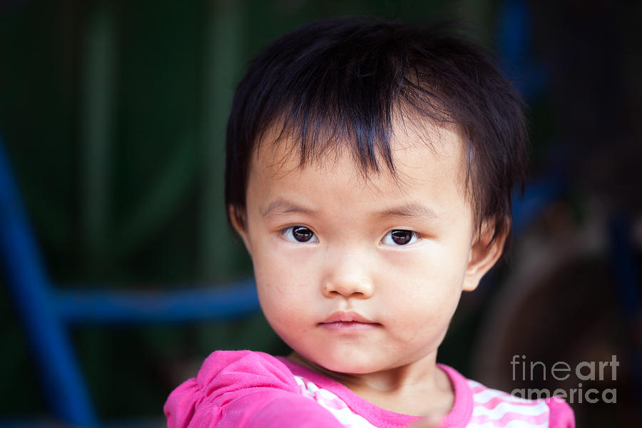 Portrait of chinese child Photograph by Matteo Colombo