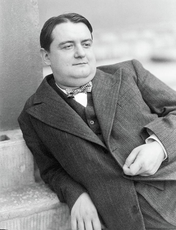 Portrait Of Composer Georges Auric Photograph by George Hoyningen-Huene