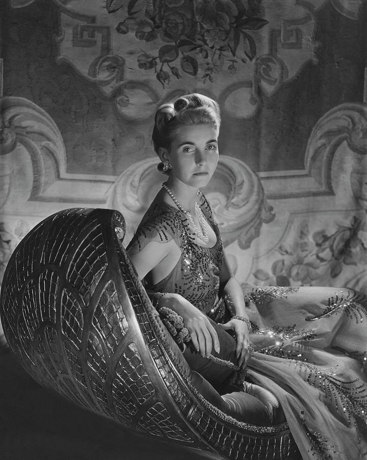 Portrait Of Countess Haugwitz-reventlow Photograph by Horst P. Horst