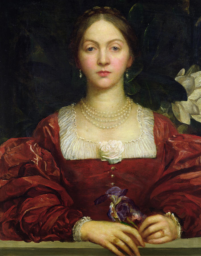 George Frederick Watts Painting - Portrait of Countess of Airlie by George Frederick Watts