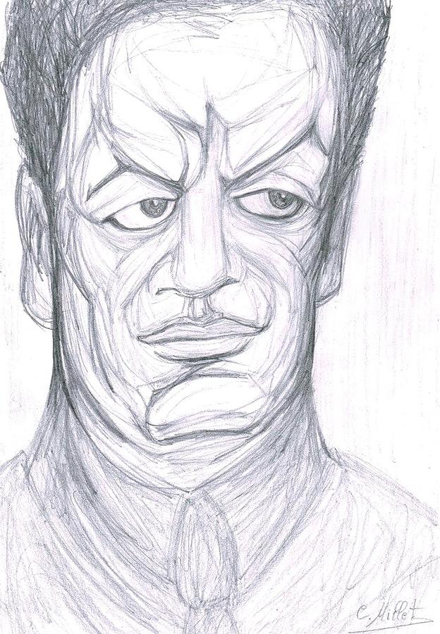 Diego Rivera Drawing - Portrait Of Diego Rivera by Cindy MILLET Diego Rivera Drawing - Portrait Of Diego Rivera by Cindy MILLET