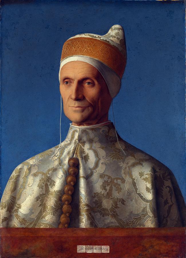 Giovanni Bellini Painting - Portrait of Doge Leonardo Loredan by Celestial Images