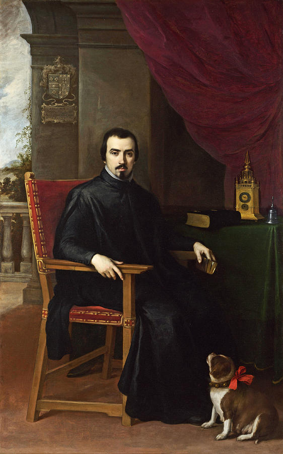 Portrait of Don Justino de Neve Painting by Bartolome Esteban Murillo
