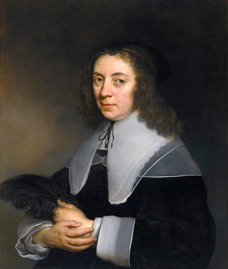 Portrait of Dorothea Berck of Alblasserdam Painting by Govert Flinck