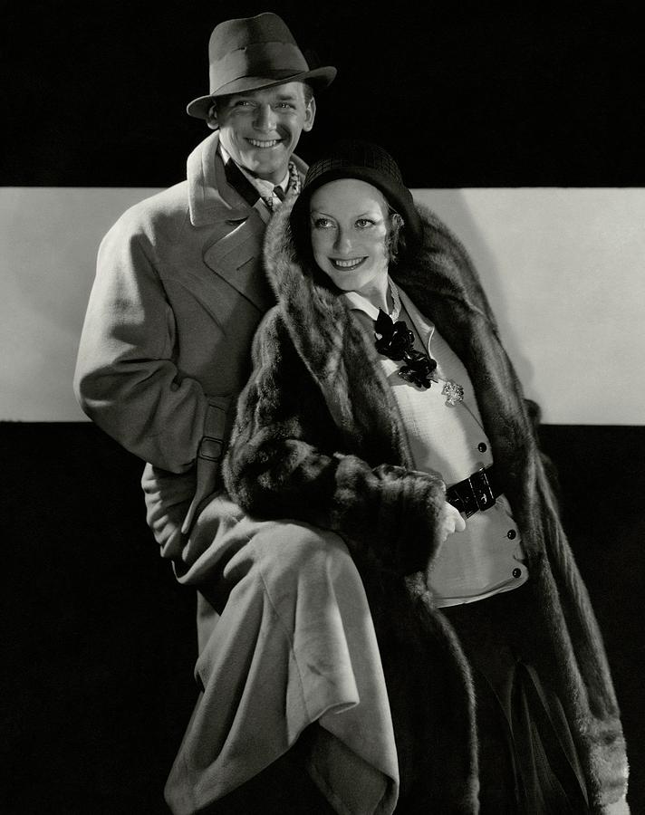 Portrait Of Douglas Fairbanks Jr And Joan Photograph by Edward Steichen