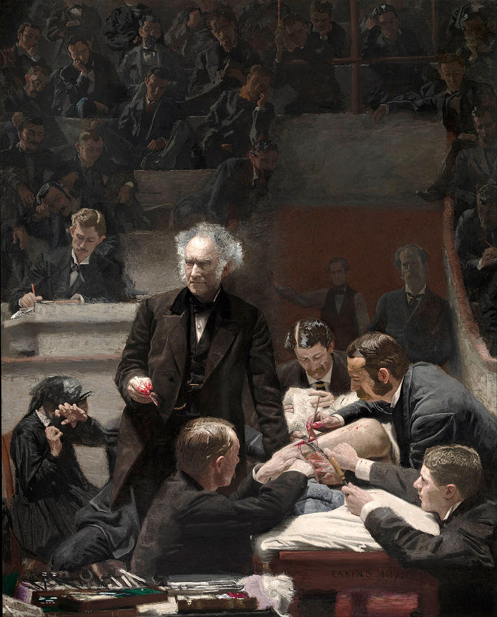 Portrait of Dr. Samuel D. Gross. The Gross Clinic Painting by Thomas Eakins