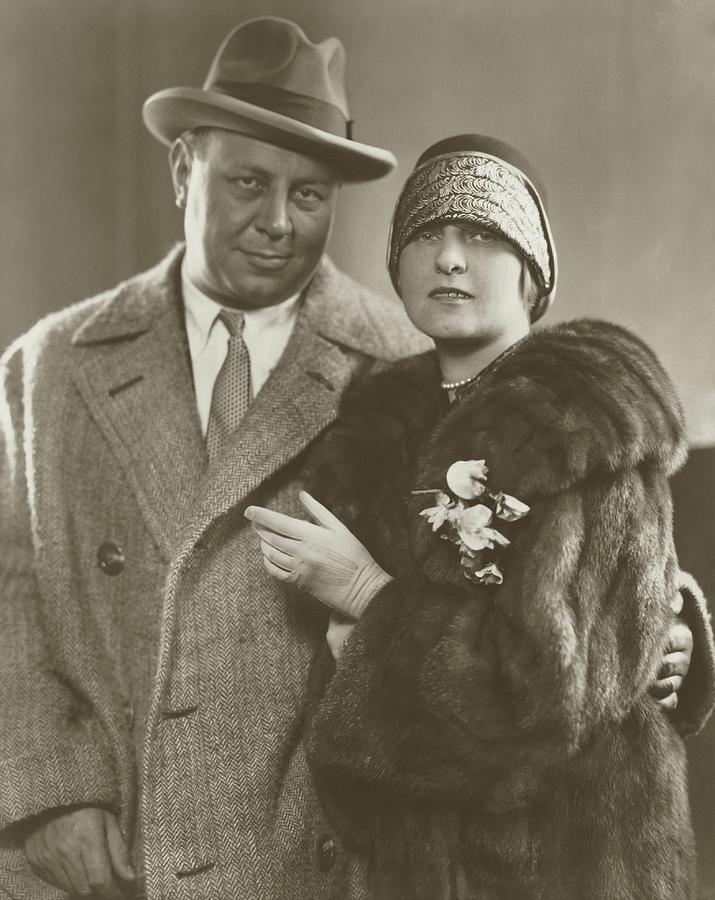 Portrait Of Emil Jannings And His Wife Gussy Holl Photograph by Edward Steichen