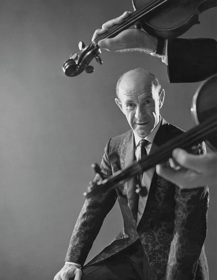 Music Photograph - Portrait Of Erich Leinsdorf by Reid Miles