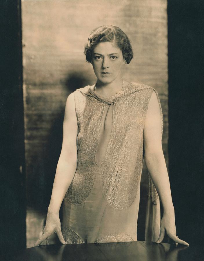 Portrait Of Ethel Barrymore In The Constant Wife Photograph by Edward Steichen