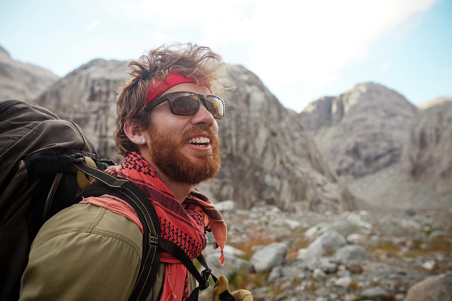 Portrait Of Excited Hiker, Garibaldi Photograph by Christopher Kimmel ...