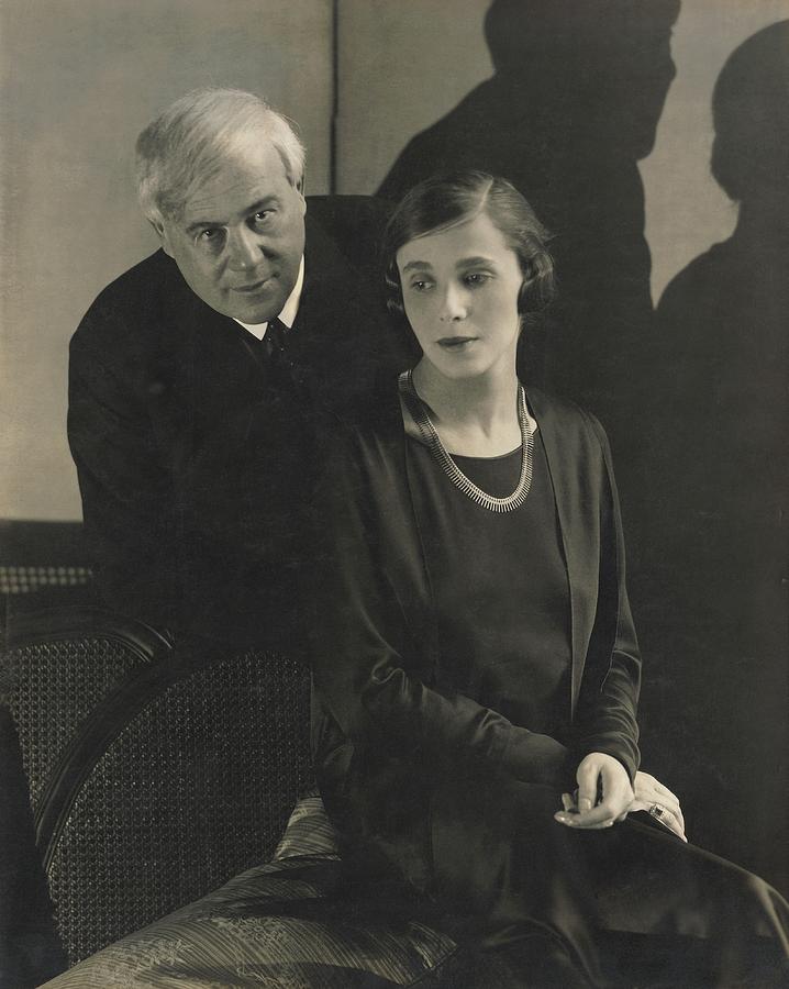 Portrait Of Ferenc Molnar And Lili Darvas Photograph by Edward Steichen