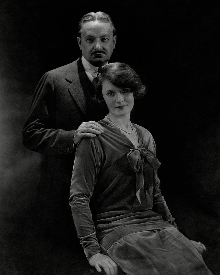 Portrait Of Florenz Ziegfeld And Wife Billie Photograph by Edward Steichen