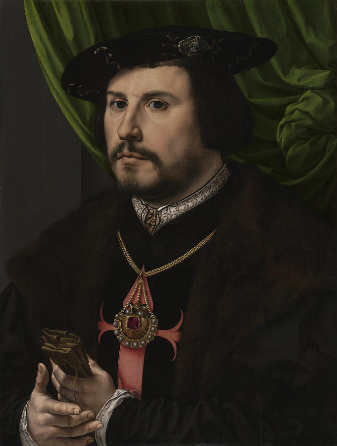 Jan Gossaert Painting - Portrait of Francisco de los Cobos y Molina by Jan Gossaert