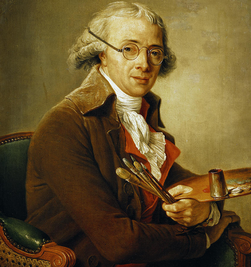 Adelaide Labille Guiard Painting - Portrait of Francois-Andre Vincent by Adelaide Labille-Guiard