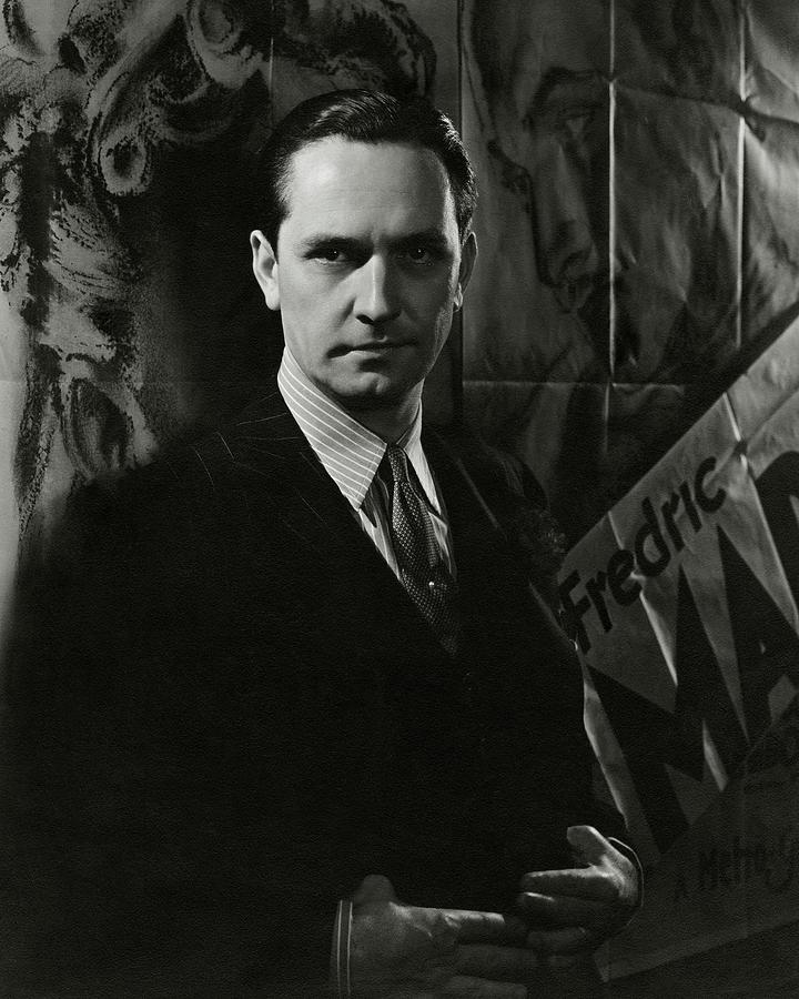 Portrait Of Frederic March Photograph by Lusha Nelson