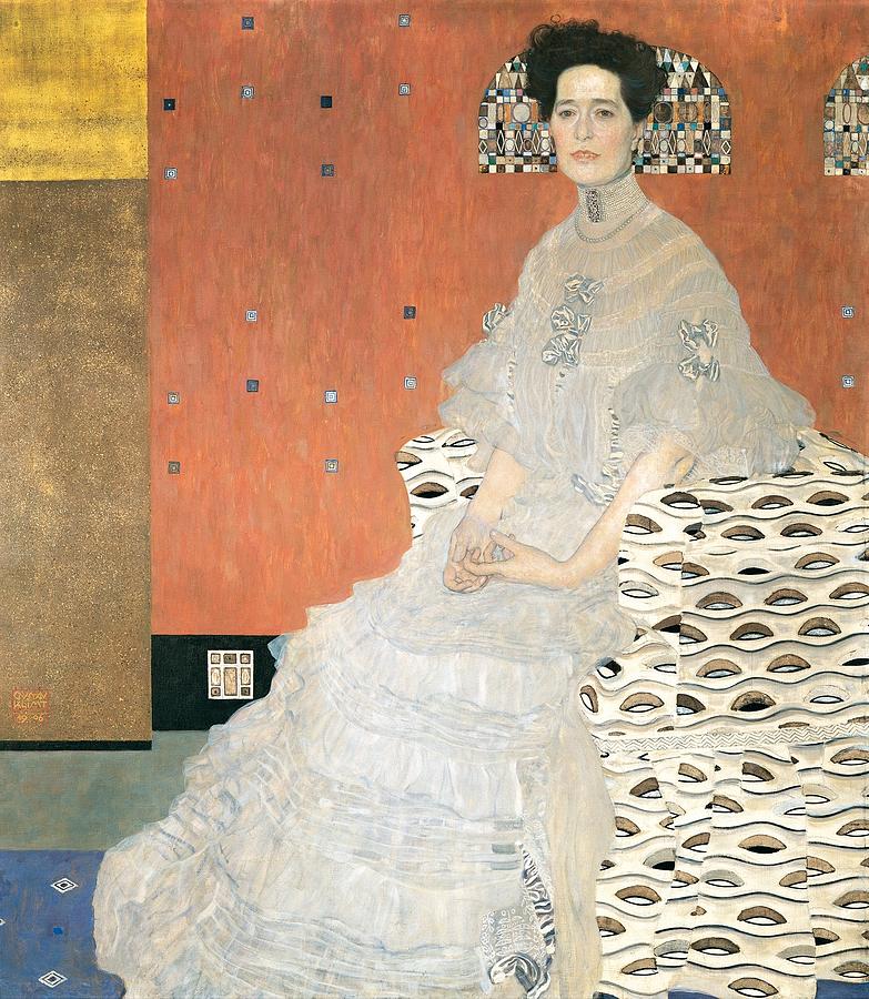 Portrait Of Fritza Riedler Painting by Gustav Klimt