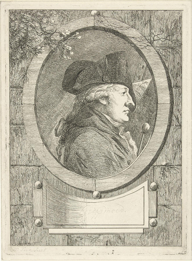 Portrait Painting - Portrait Of Geerlig Grijpmoed, Hermanus Fock by Hermanus Fock