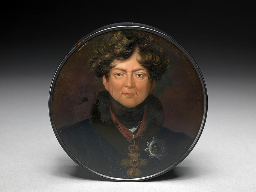 Portrait Painting - Portrait Of George Iv, After Sir Thomas Lawrence Painted by Litz Collection