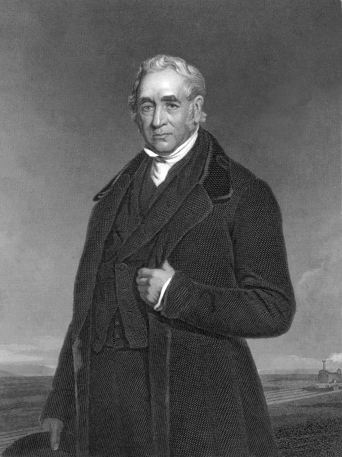 Portrait of George Stephenson Photograph by Underwood Archives