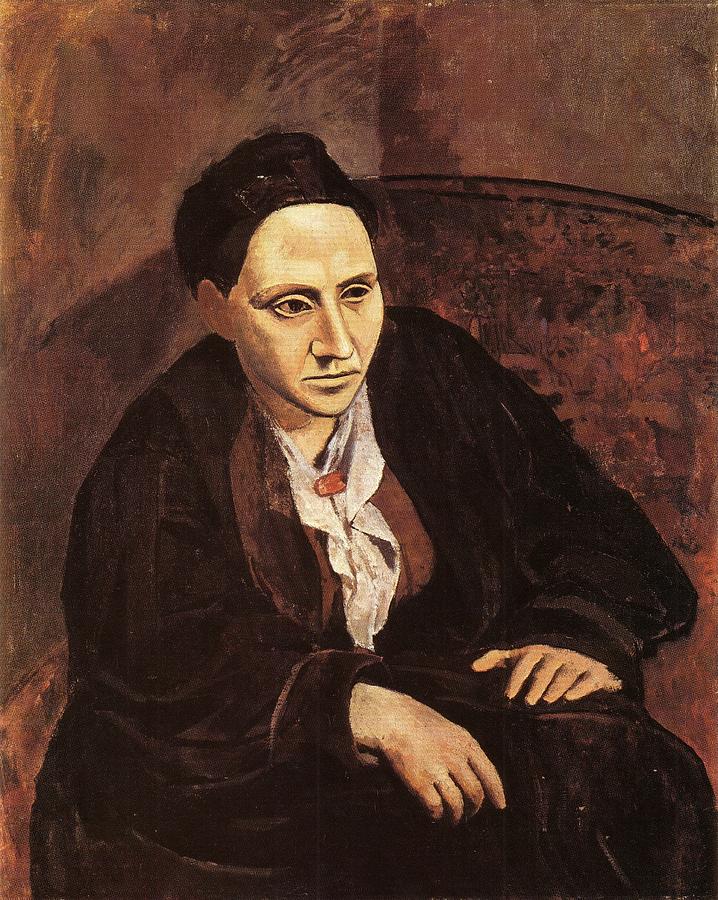 Portrait of Gertrude Stein 1905-6 Digital Art by Kenword Maah