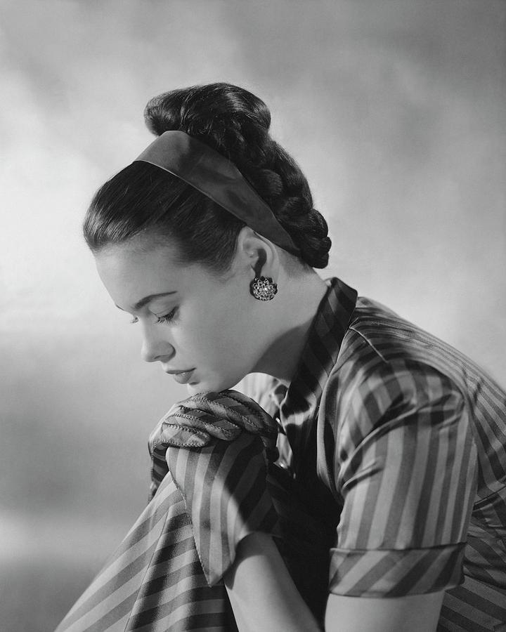 Portrait Photograph - Portrait Of Gloria Vanderbilt by Frances Mclaughlin-Gill