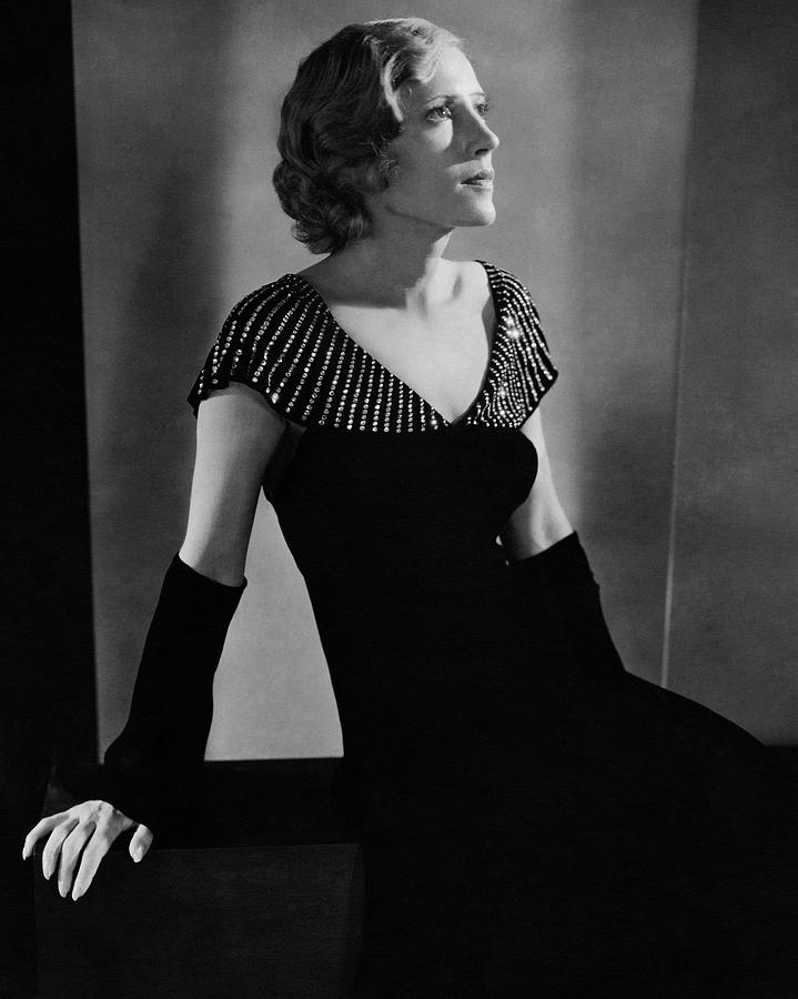 Portrait Of Helen Menken Photograph by Charles Sheeler