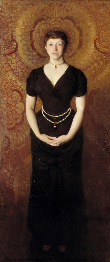 John Singer Sargent Painting - Portrait of Isabella Stewart Gardner by John Singer Sargent