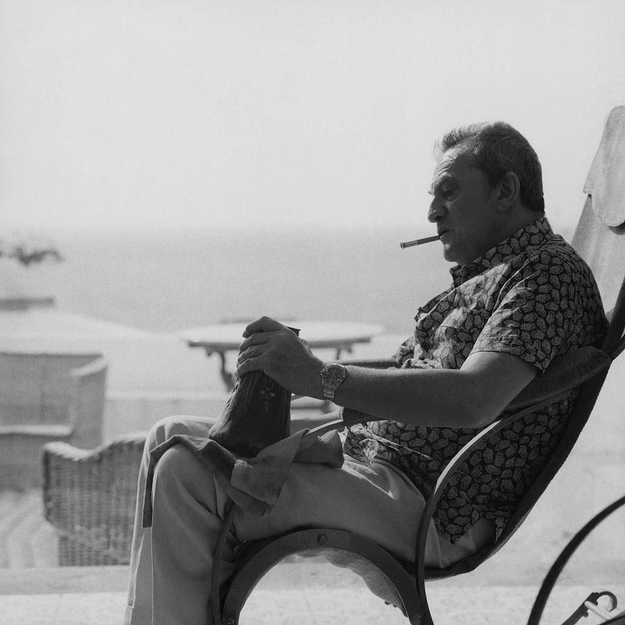 Portrait Of Italian Director Luchino Visconti Photograph by Karen Radkai