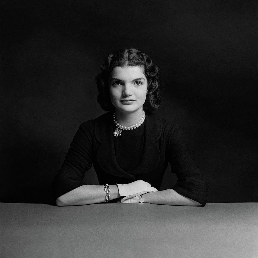 Portrait Of Jacqueline Bouvier Photograph by Richard Rutledge