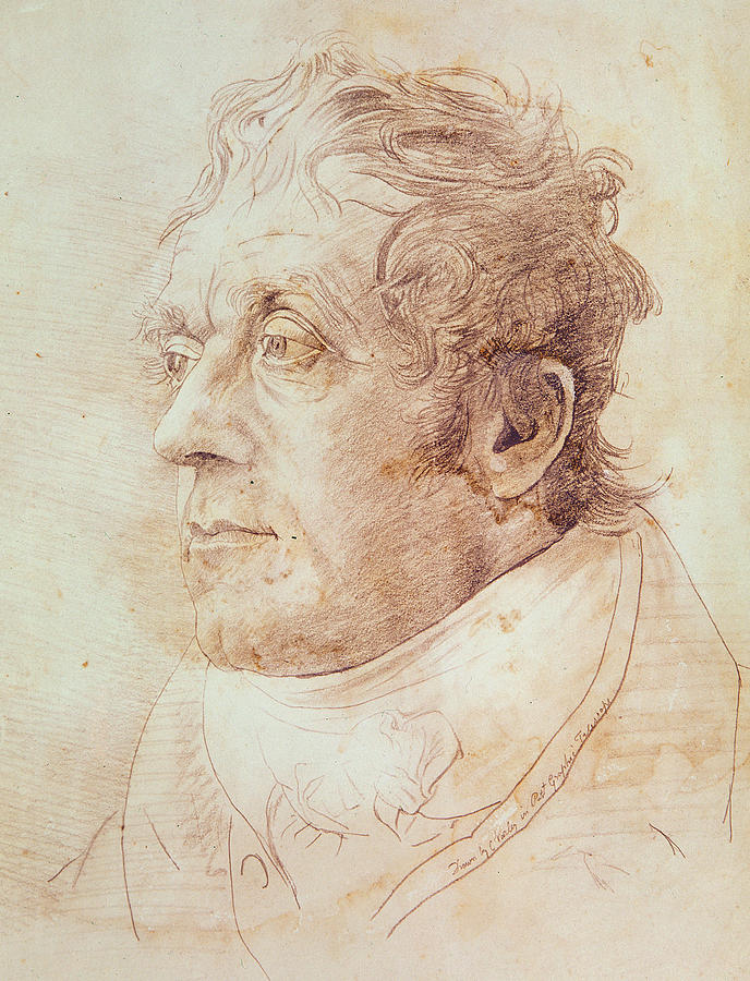 Portrait Drawing - Portrait of JMW Turner by Cornelius Varley