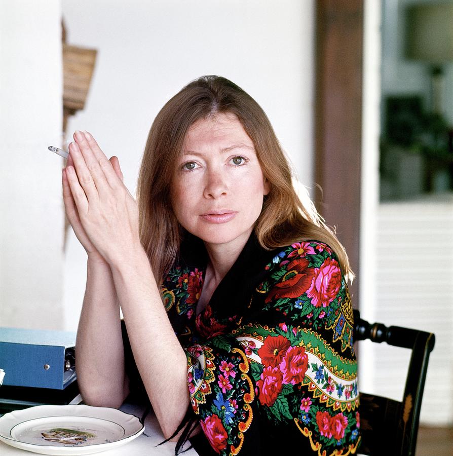 Portrait Of Joan Didion Photograph by Henry Clarke