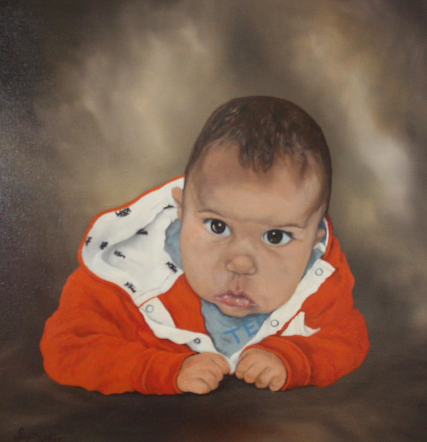 Portrait of Joshua Painting by Jean Walker