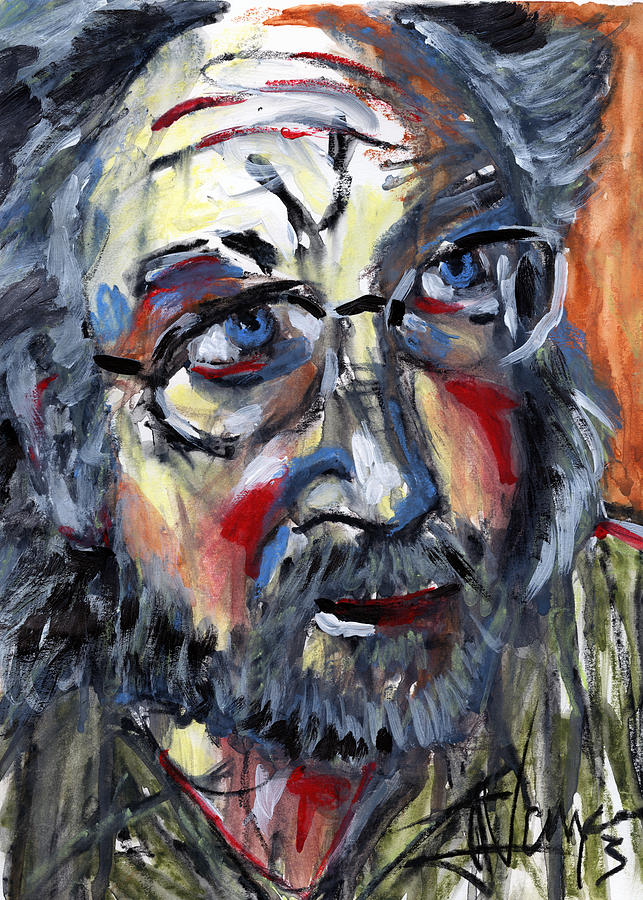 Portrait of Kevin Mixed Media by Jim Vance