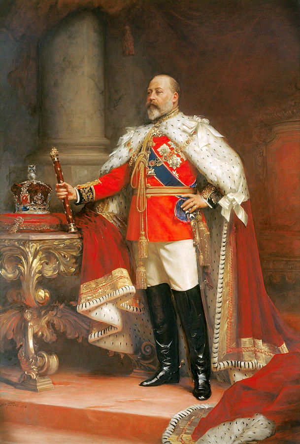 Portrait Painting - Portrait of King Edward VII by Mountain Dreams