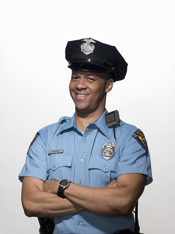 Portrait Of Law Enforcement Officer, Close-up Photograph by Siri Stafford