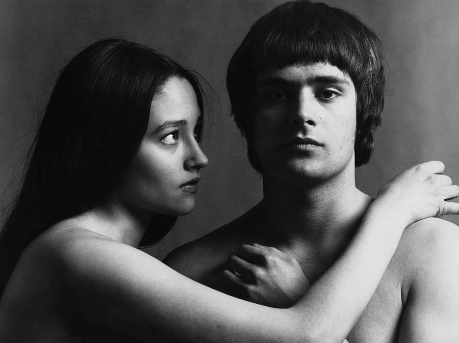 Portrait Of Leonard Whiting And Olivia Hussey Photograph by Karen Radkai