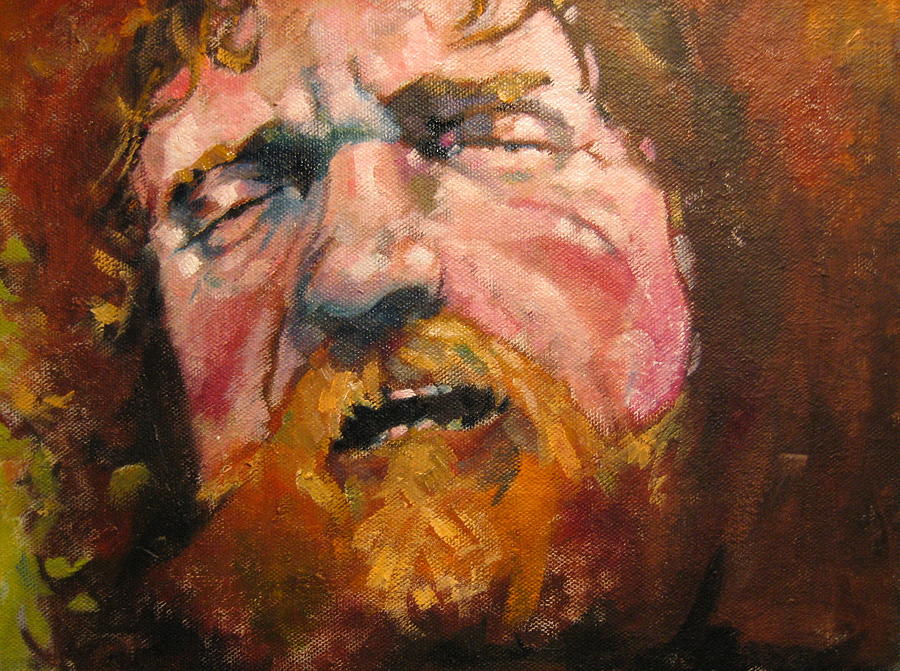 Portrait of Luke Kelly Painting by Kevin McKrell