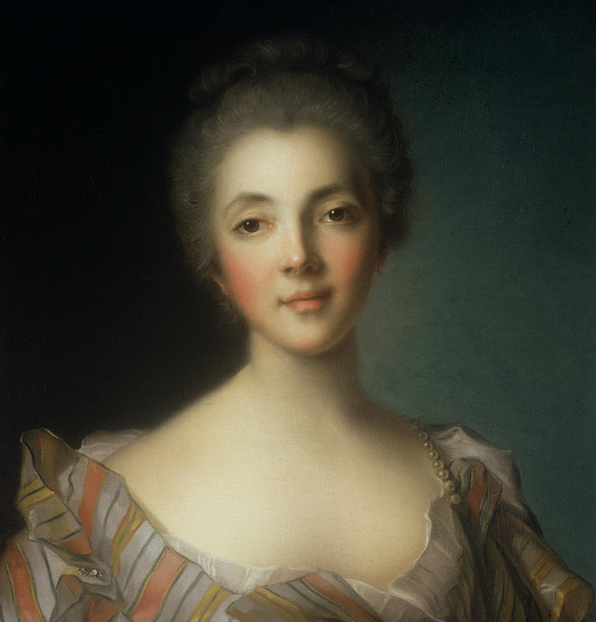 Portrait Painting - Portrait Of Madame Dupin by Jean-Marc Nattier