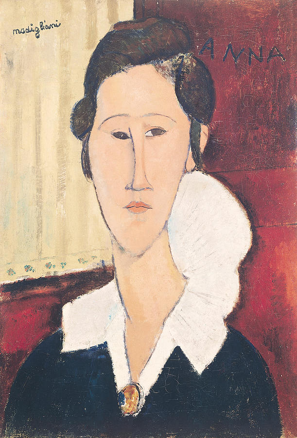 Portrait Of Madame Hanka Zborowska Painting