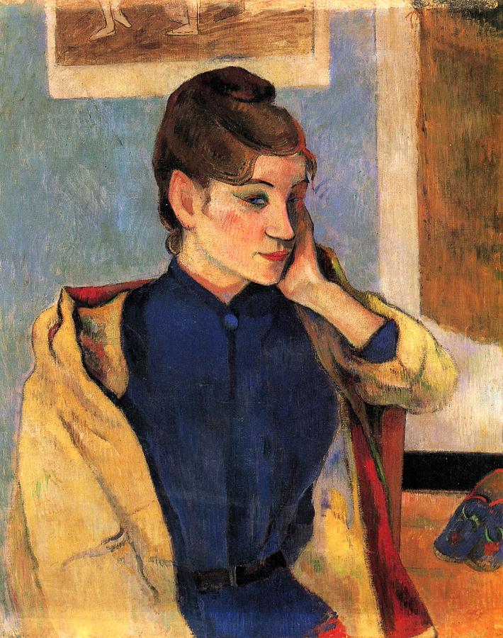 Portrait of Madelaine Bernard Painting by Paul Gauguin