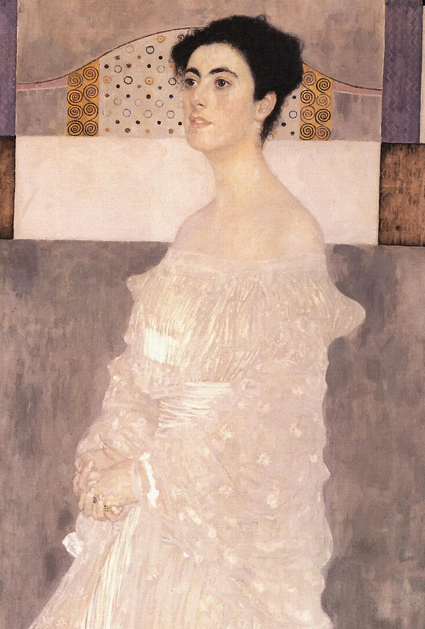 Portrait Of Margaret Stonborough Wittgenstein Painting by Gustav Klimt