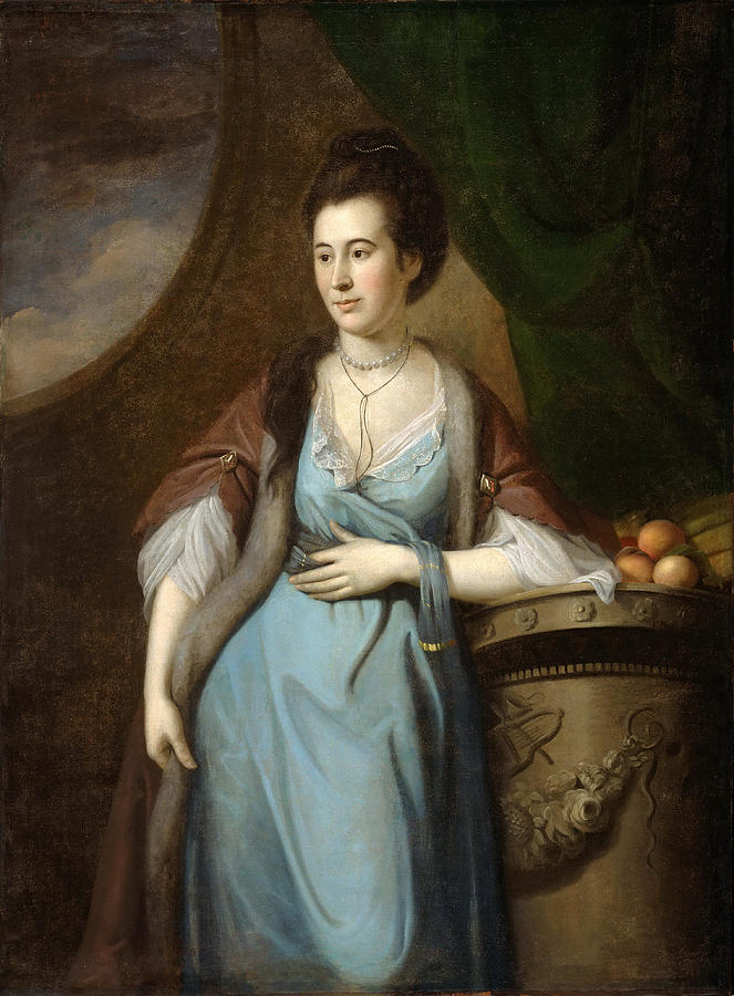Portrait of Martha Cadwalader Dagworthy Painting by Charles Willson Peale