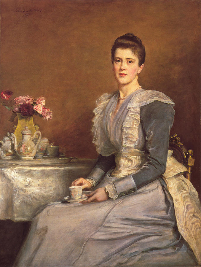 Portrait Of Mary Chamberlain Painting